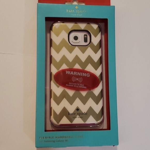 KATE SPADE Samsung Galaxy S6 Chevron Phone Case - Picture 1 of 3